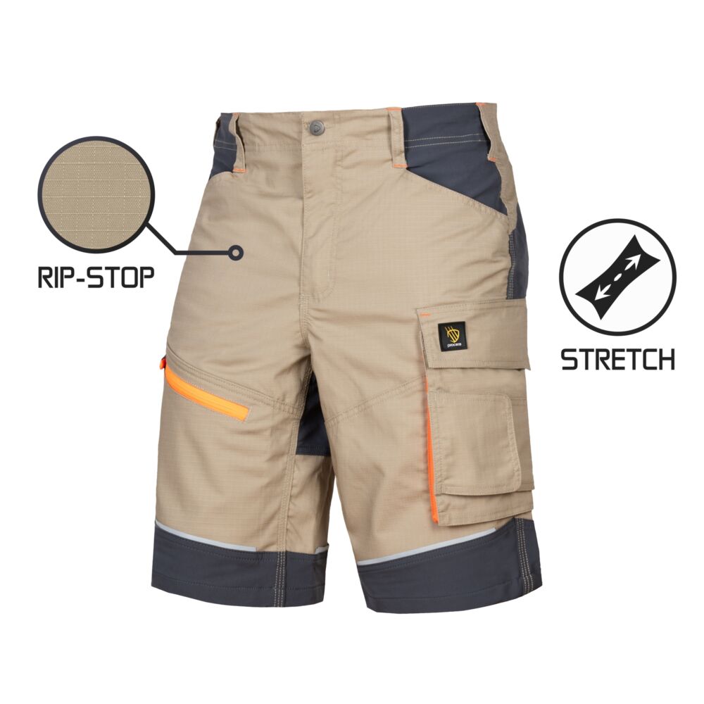 Pantaloni scurți Lido spandex khaki