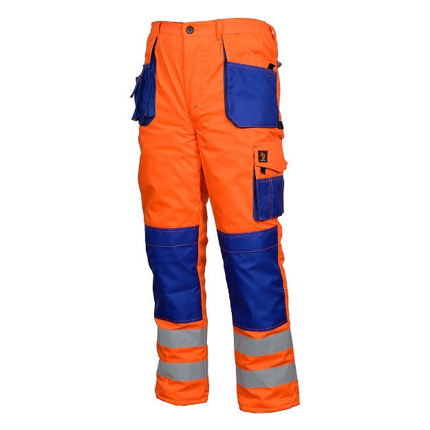 Pantaloni de lucru izolați hv portocalii Proman