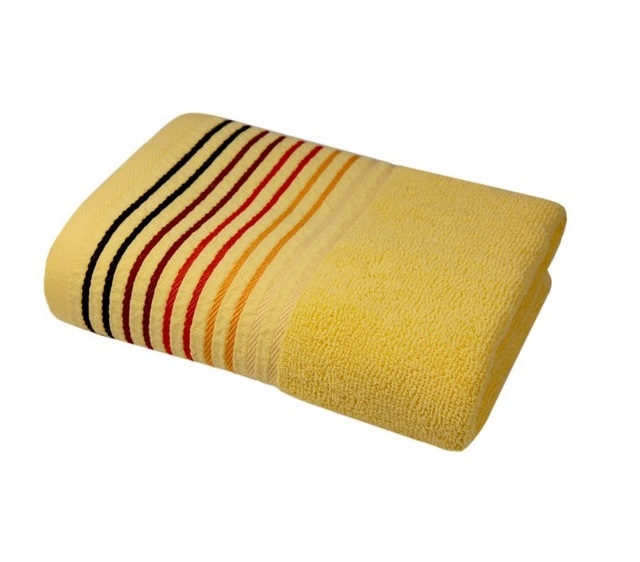 Prosop din bumbac KORFU 70×140 cm – banan