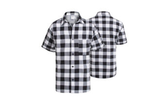 Cămașă flanelată cu mânecă scurtă