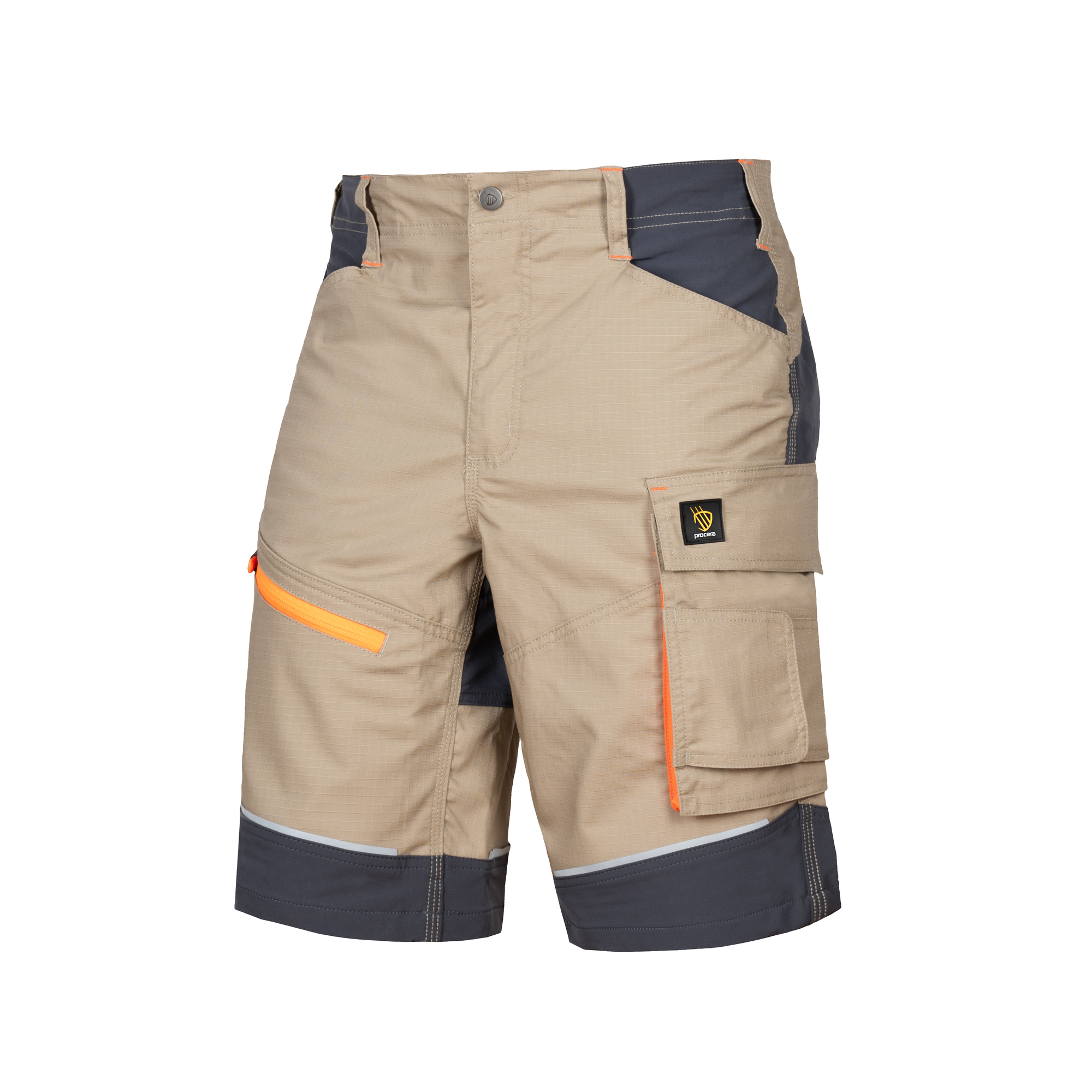 Pantaloni scurți Lido spandex khaki - imagine 2