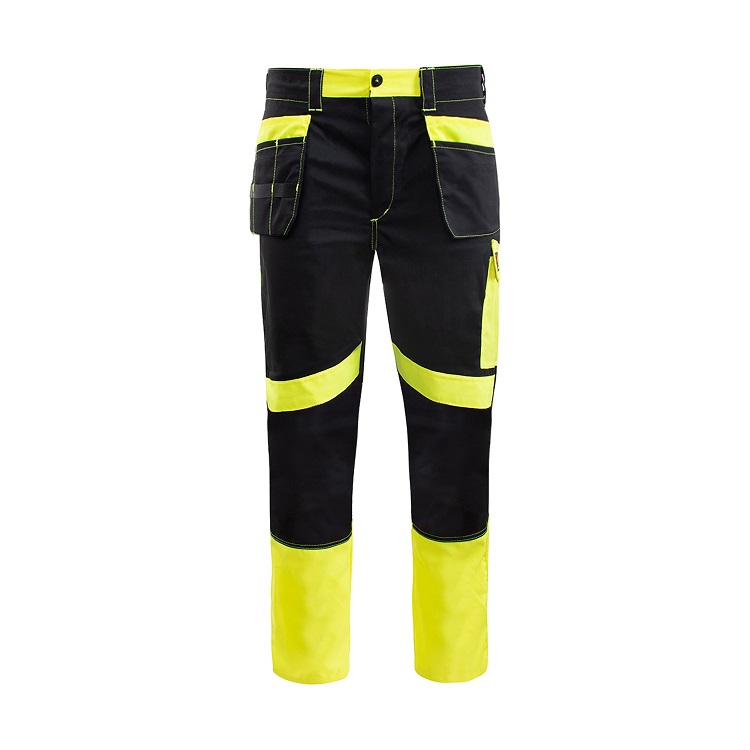 Pantaloni pentru lucru Promonter 260 negri-gălbui hv - imagine 2