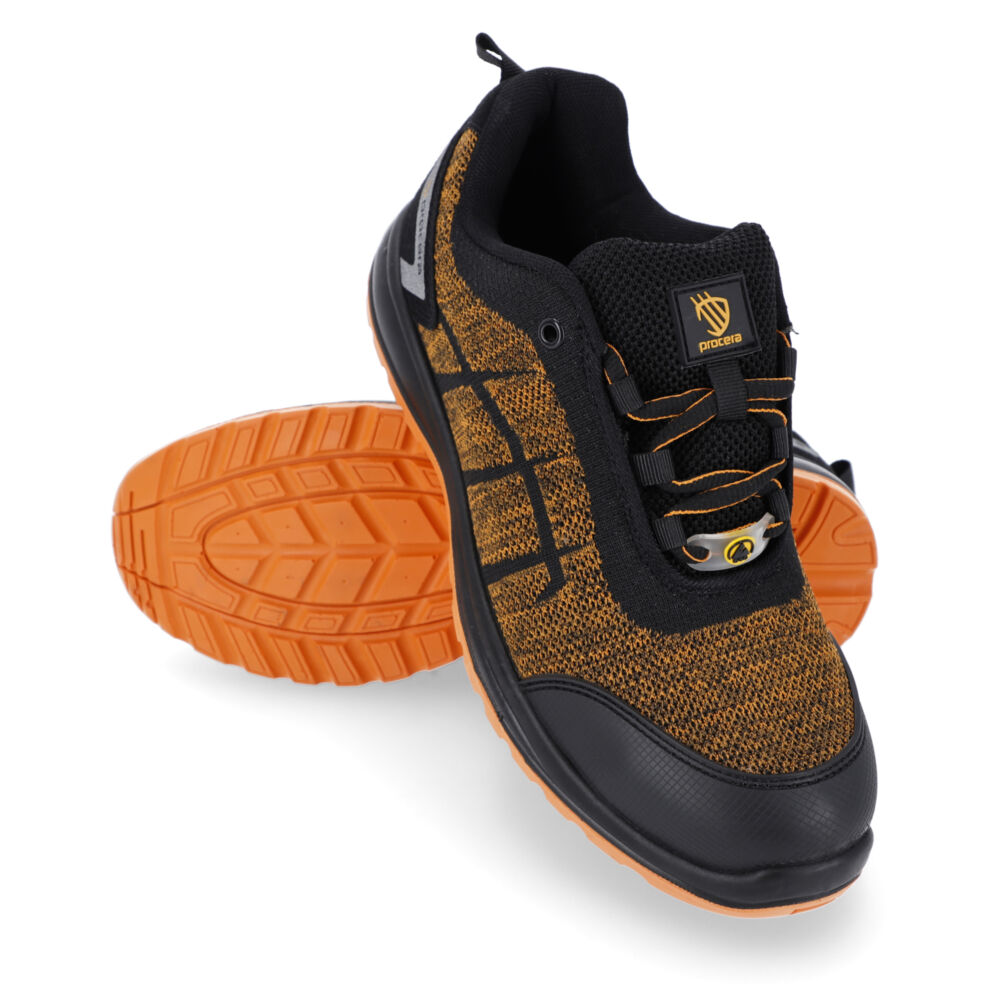 Pantofi de protecție CHESTER ORANGE S1P ESD - imagine 2