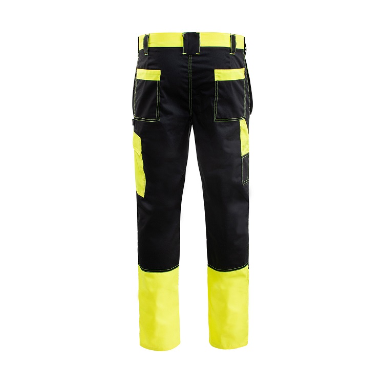 Pantaloni pentru lucru Promonter 260 negri-gălbui hv - imagine 3
