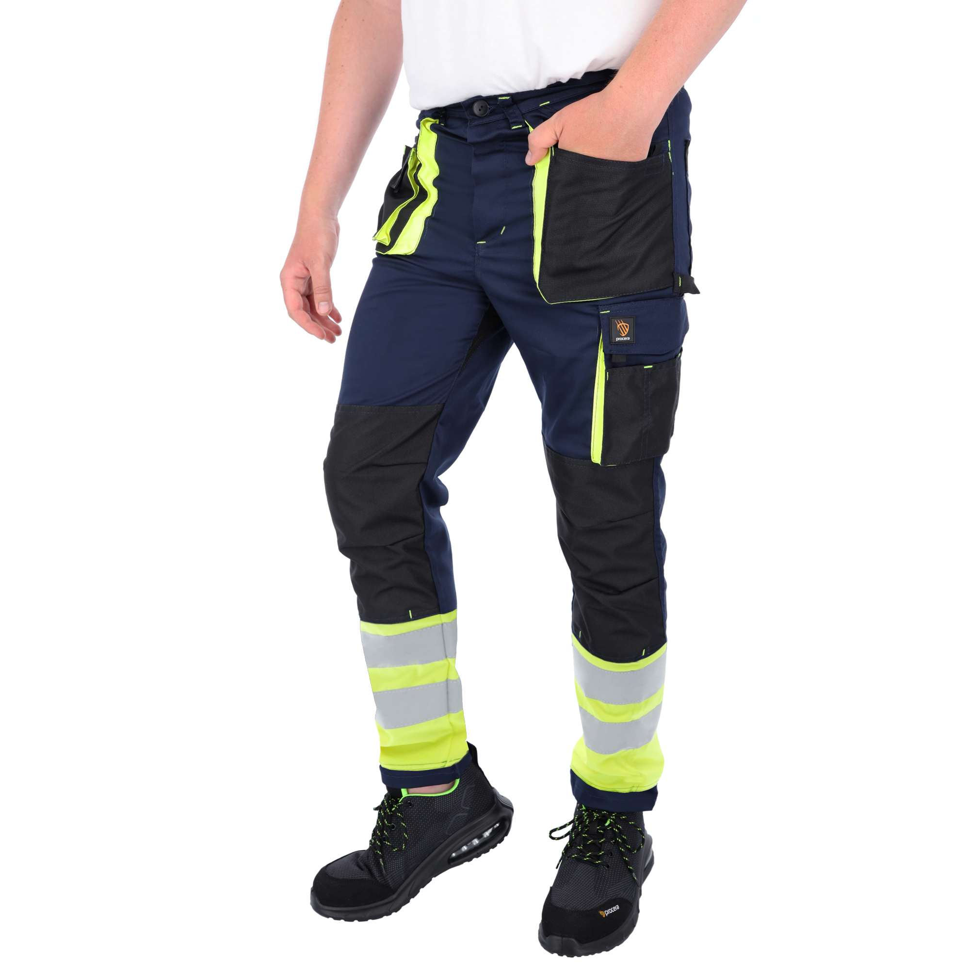 Pantaloni Proman Stretch 250 granat hv - imagine 5