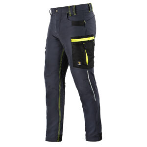 Pantaloni de lucru ZICO Stretch 4-Way – Antracit/Negru