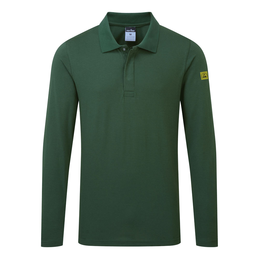 Anti-Static ESD Polo Shirt L/S