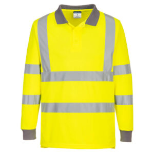 Tricou polo Eco Hi-Vis L/S (pachet de 6)