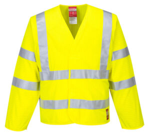 Bizflame Hi-Vis FR Long Sleeve Vest