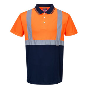 Hi-Vis Contrast Polo Shirt S/S