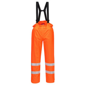 Pantaloni HI VIS Bizflame Rain Hi Vis Captusiti Ignifugi Antistatici