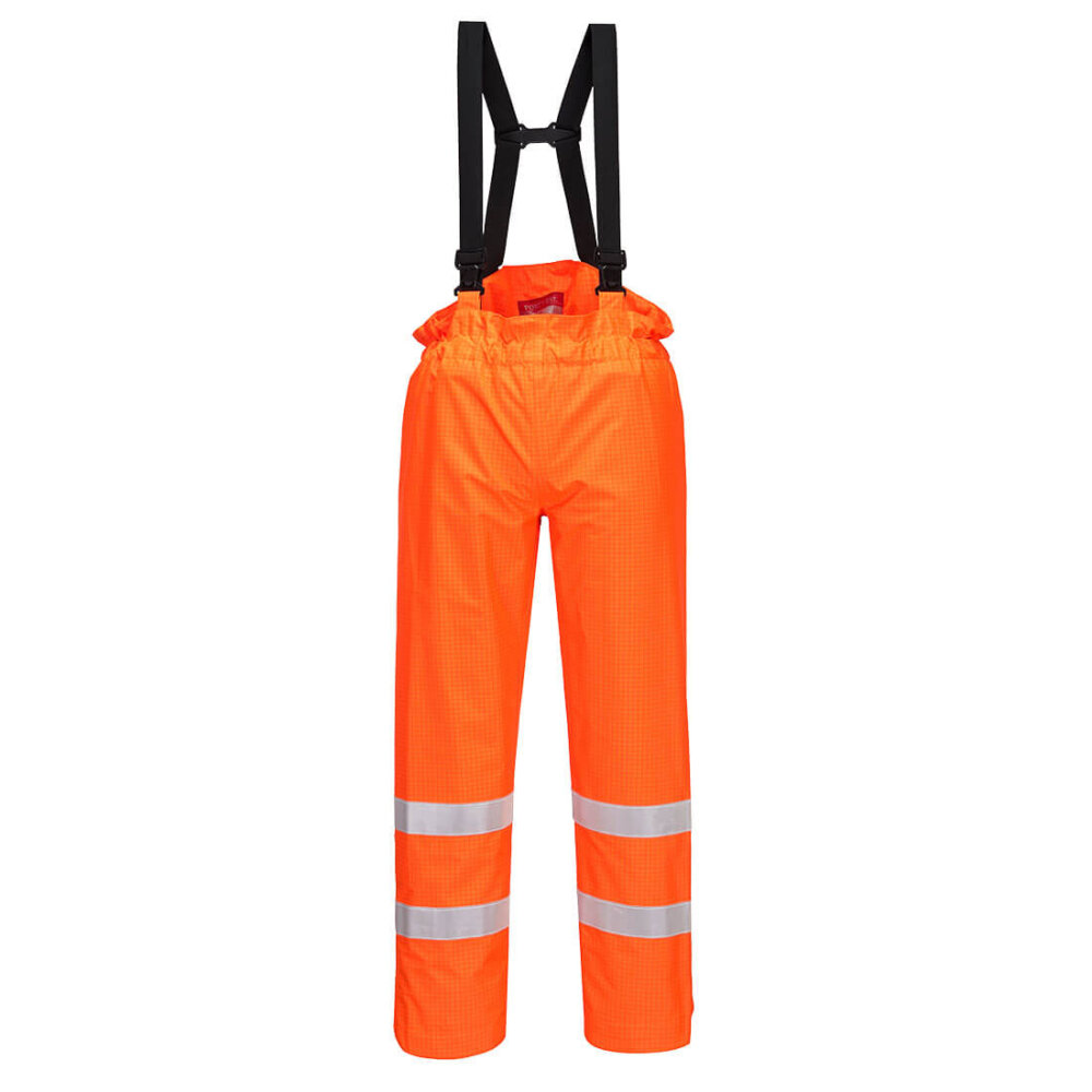 Pantaloni HI VIS Bizflame Rain Hi Vis Captusiti Ignifugi Antistatici